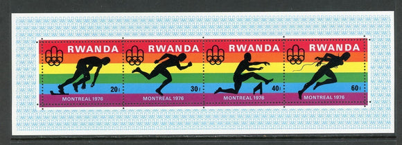 Rwanda Scott #770 MNH S/S OLYMPICS 1976 Montreal Soccer CV$5+