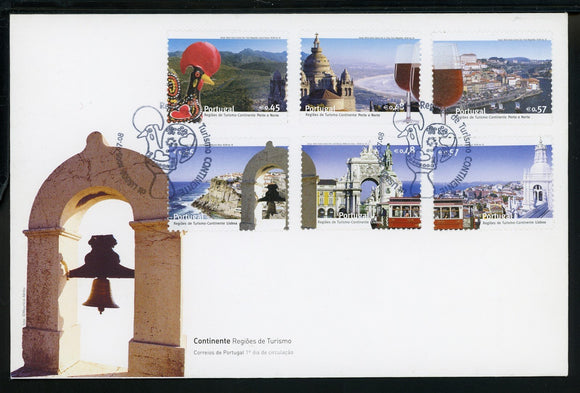 Portugal Scott #2744-2749 FIRST DAY COVER Tourism $$ TH-1