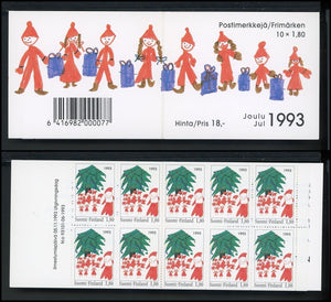 Finland Scott #928a MNH BOOKLET Christmas 1993 CV$16+