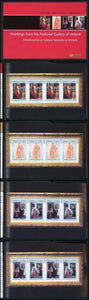 Ireland Scott #1499b MNH BOOKLET 4 PANES Paintings at National Gallery CV$26+