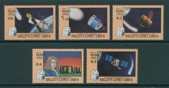 Maldive Islands Scott #1151-1155 MNH Halley's Comet CV$7+