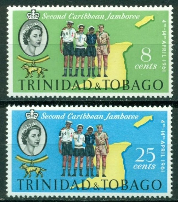 Trinidad & Tobago Scott #103-104 MNH Caribbean Scout Jamboree $$