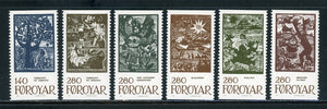 Faroe Islands Scott #115-120 MNH Fairy Tales CV$30+