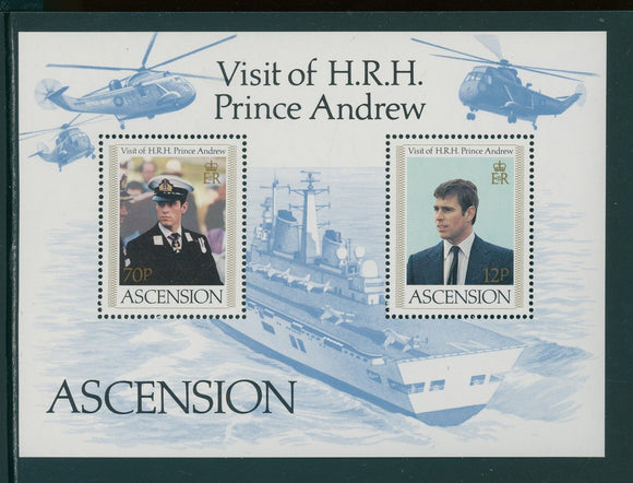 Ascension Scott #349 MLH S/S Visit of Prince Andrew $$
