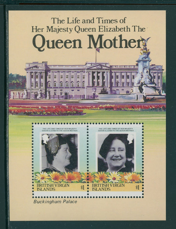 Virgin Islands Scott #517 MNH S/S Queen Mother Elizabeth 85th Birthday CV$2+