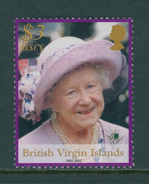 Virgin Islands Scott #982 MNH Queen Mother Elizabeth 1900-2002 $3 CV$6+