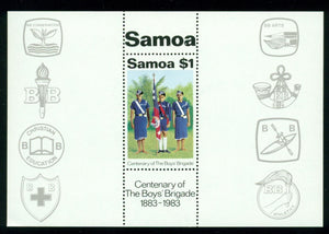 Samoa Scott #619 MNH S/S Centenary of the Boys' Brigade CV$3+