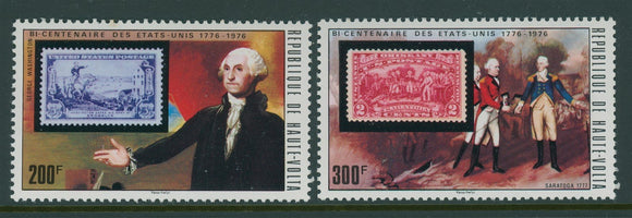 Burkina Faso Scott #356-357 MNH US Bicentennial Stamps CV$5+