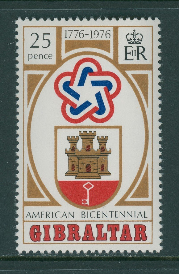 Gibraltar Scott #329 MNH US Bicentennial $$