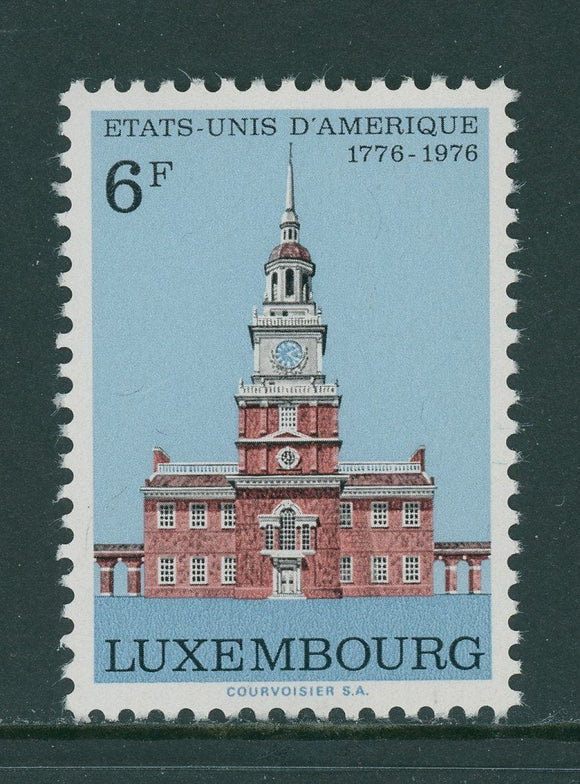 Luxembourg Scott #587 MNH US Bicentennial $$