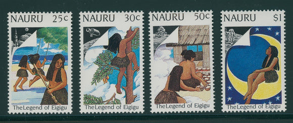 Nauru Scott #364-367 MNH Legend of Eigigu CV$23+