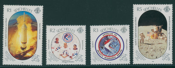 Seychelles Scott #676-679 MNH Apollo 11 20th ANN CV$6+