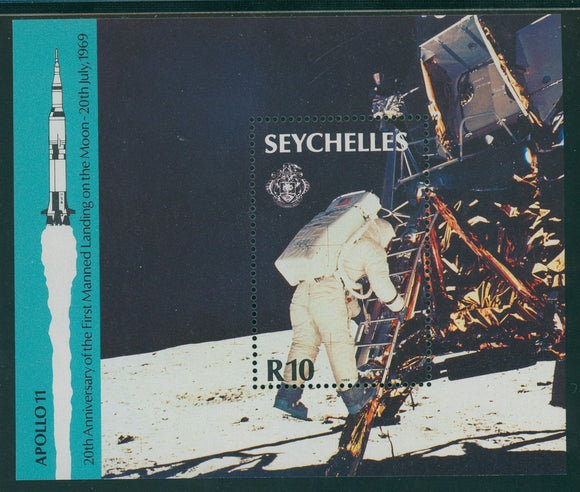 Seychelles Scott #680 MNH S/S Apollo 11 20th ANN CV$10+