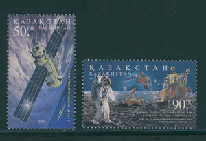 Kazakhstan Scott #266-267 MNH Cosmonauts Day CV$21+