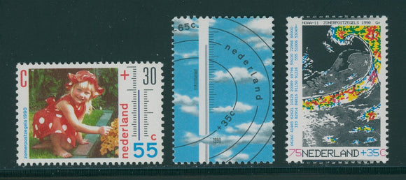 Netherlands Scott #B650-B652 MNH Summer Weather CV$3+