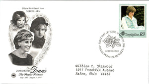 Princess Diana Memorial First Day Cover FDC - SEYCHELLES - SEE SCAN $$$