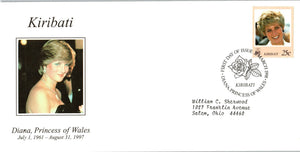 Princess Diana Memorial First Day Cover FDC - KIRIBATI - SEE SCAN $$$