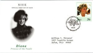 Princess Diana Memorial First Day Cover FDC - NIUE - SEE SCAN $$$