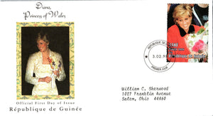 Princess Diana Memorial First Day Cover FDC - GUINEA - SEE SCAN $$$