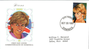 Princess Diana Memorial First Day Cover FDC - DOMINICA - SEE SCAN $$$