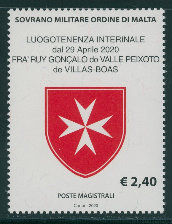 Sovereign Military Order of Malta OS #10 MNH Coat of Arms $$