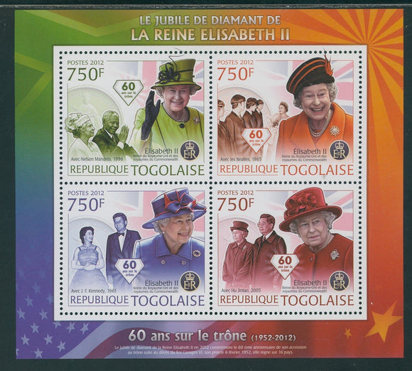 Togo OS #31 MNH S/S Queen Elizabeth II Diamond Jubilee $$