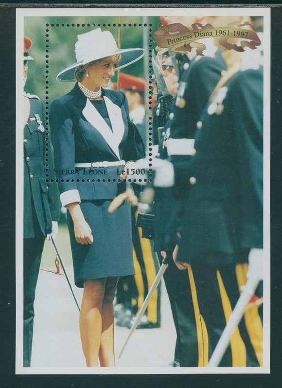Sierra Leone Scott #2093 MNH S/S In Memoriam Princess Diana 1961-1997 CV$2+
