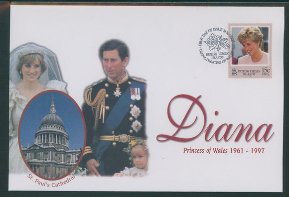 Namibia Scott #909 MNH FIRST DAY COVER 1998 Princess Diana 1961-1997 $1 $$