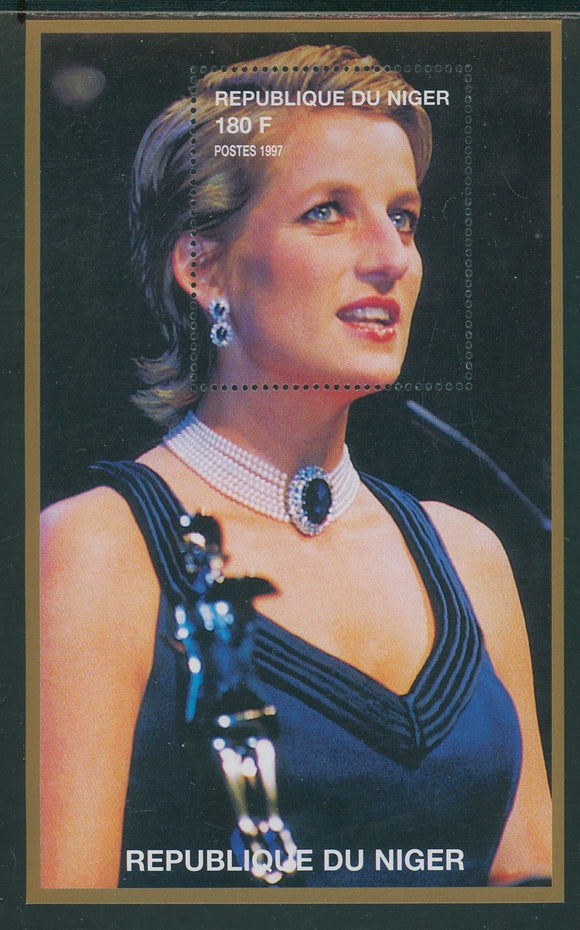 Niger OS #16 MNH S/S In Memoriam Princess Diana 1961-1997 $$