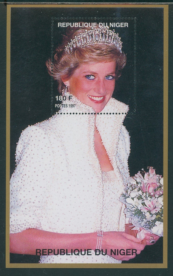 Niger OS #28 MNH S/S In Memoriam Princess Diana 1961-1997 $$