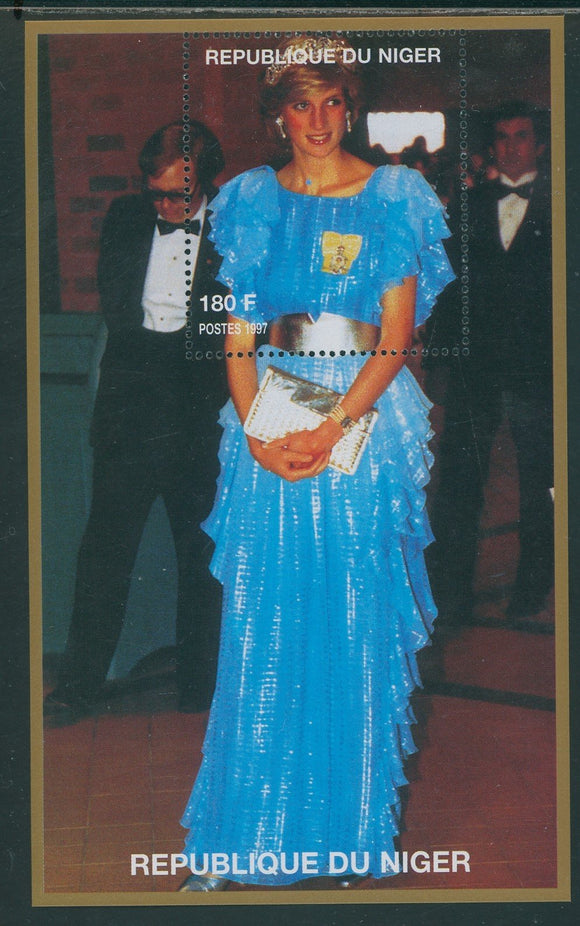 Niger OS #30 MNH S/S In Memoriam Princess Diana 1961-1997 $$