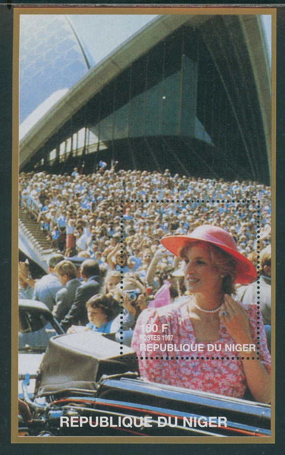 Niger OS #32 MNH S/S In Memoriam Princess Diana 1961-1997 $$