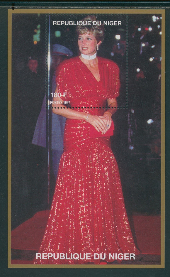 Niger OS #36 MNH S/S In Memoriam Princess Diana 1961-1997 $$
