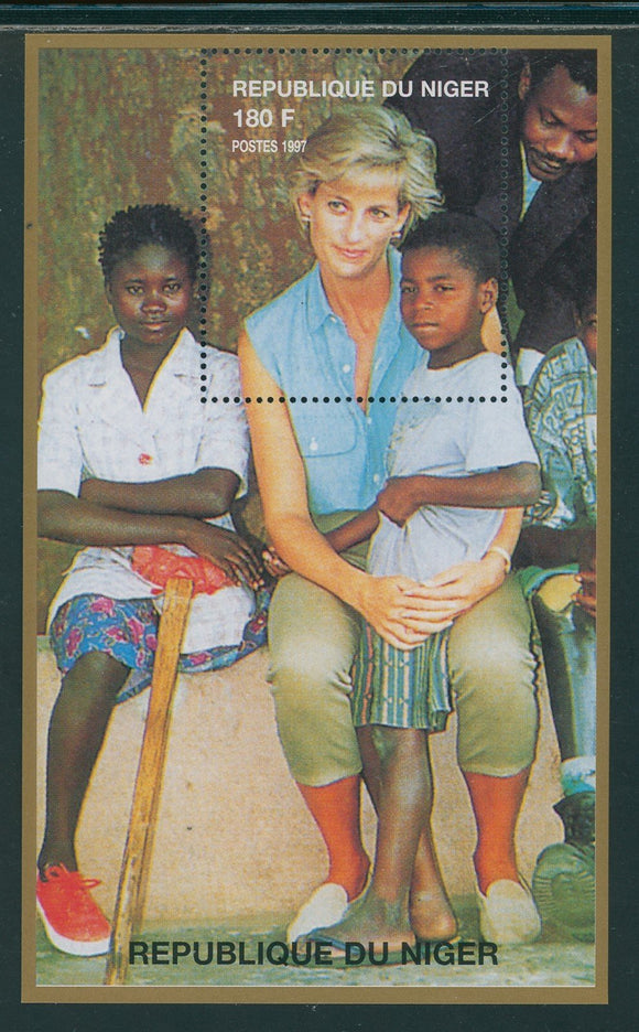 Niger OS #37 MNH S/S In Memoriam Princess Diana 1961-1997 $$