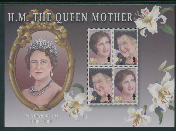 Scott #1381 MNH SHEET 2002 Queen Mother Elizabeth CV$8+
