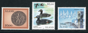 Aland Islands Scott #20-22 MNH HIVALS Birds Seal of Olaf CV$24+