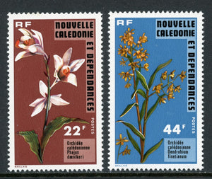 New Caledonia Scott #425-426 MNH Orchids FLORA CV$8+ ish-1