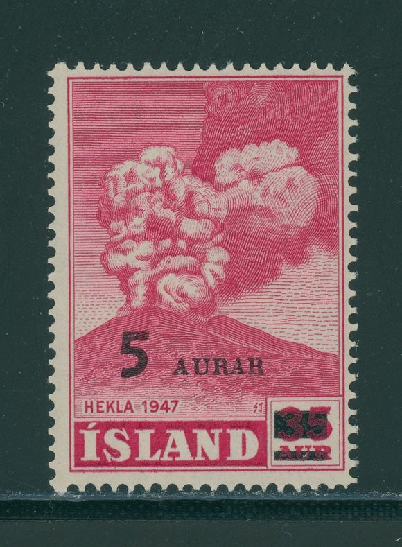 Iceland Scott #283 MNH SCHG on Hekla Eruption $$