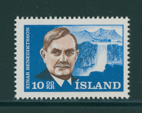 Iceland Scott #377 MNH Einar Benediktsson, Poet CV$3+
