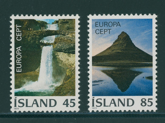 Iceland Scott #498-499 MNH Europa 1977 Nature CV$4+