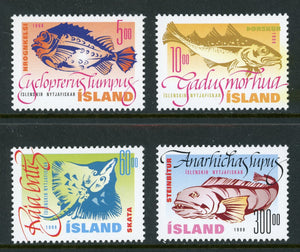 Iceland Scott #856-859 MNH Fish FAUNA CV$11+