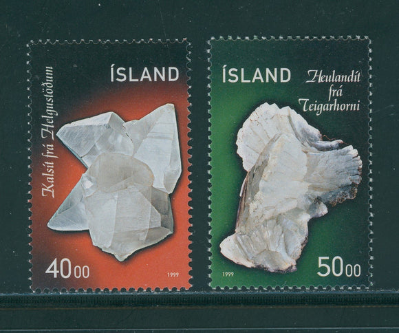 Iceland Scott #885-886 MNH Minerals CV$3+