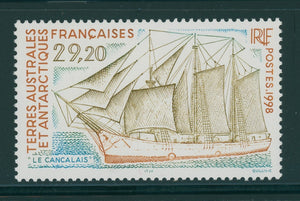 FSAT TAAF Scott #243 MNH "Le Cancalais" Sailing Ship CV$11+