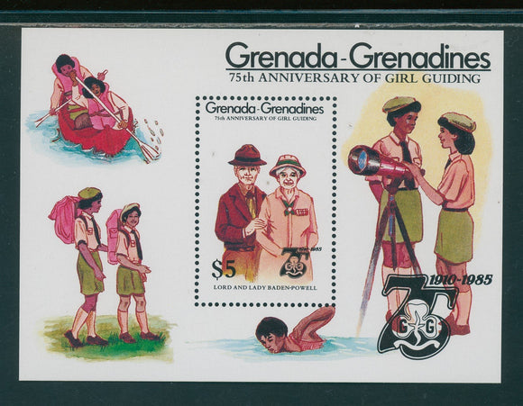Grenada Grenadines Scott #661 MNH S/S Girl Guides 75th ANN CV$5+