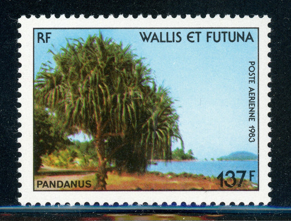 Wallis & Futuna MNH Air Post: Scott #C127 137Fr PANDANUS Flora CV$3+