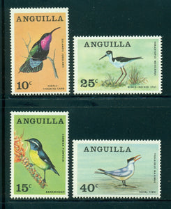 Anguilla MNH Scott #36-39 Birds Wildlife FAUNA CV$5+
