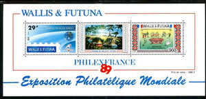 Wallis & Futuna Scott #384a MNH S/S PHILEXFRANCE '89 Stamp EXPO CV$25+