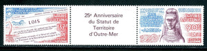 Wallis & Futuna Scott #C149a MNH PAIR w/LABEL French Overseas Territories CV$6+