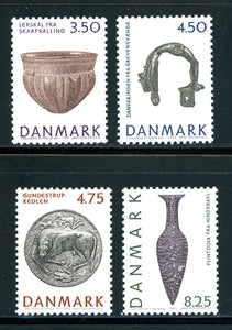 Denmark Scott #953-956 MNH National Museum Treasure CV$7+