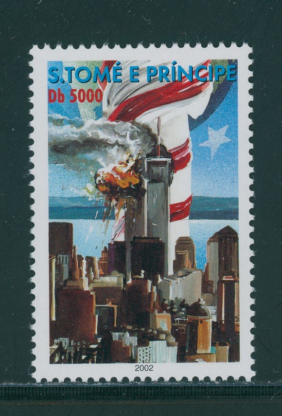 St. Thomas & Prince Scott #1416 MNH Remembrance of September 11 CV$2+